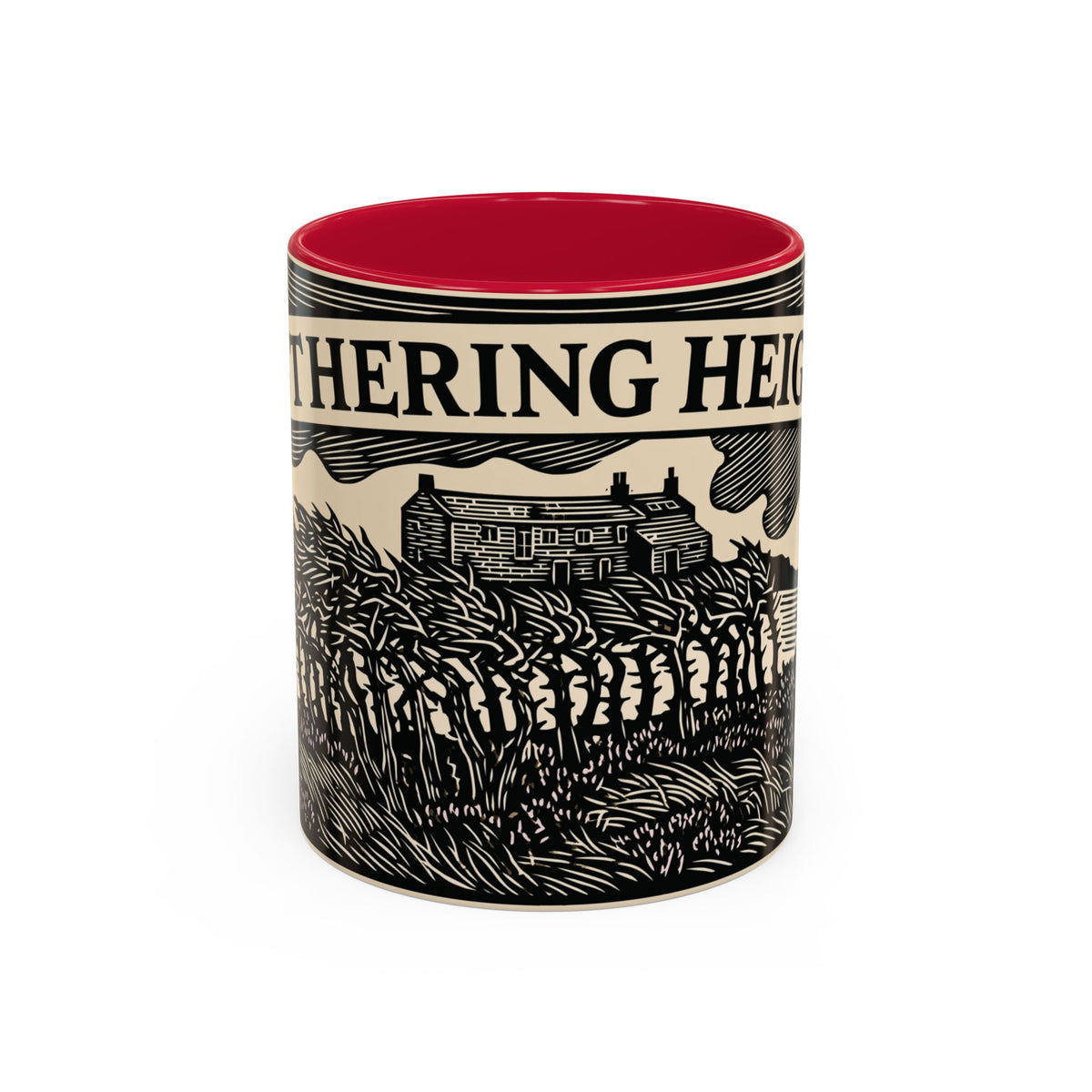 Wuthering Heights Coffee Mug | Emily Brontë Literary Design Mug