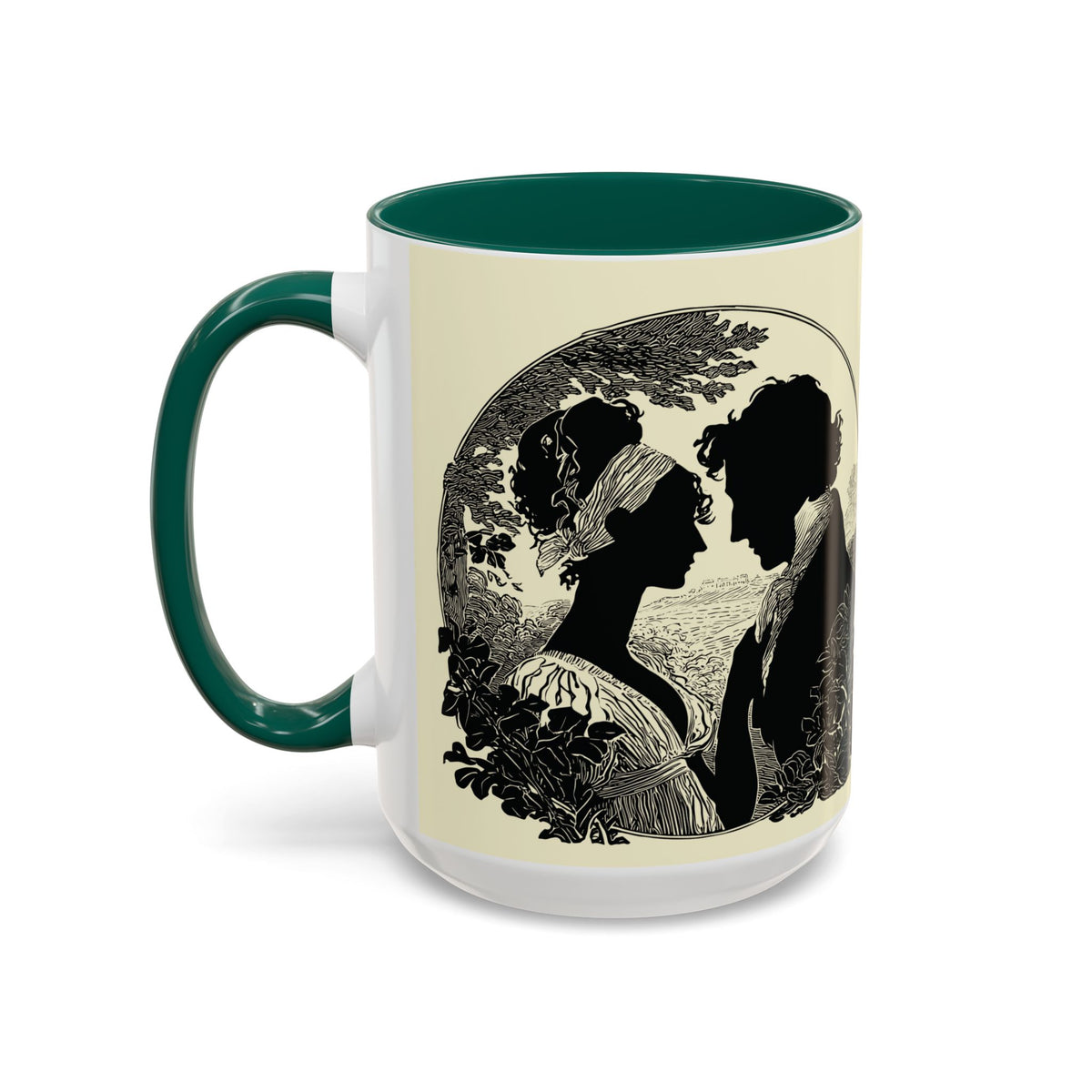 Most Ardently Floral Coffee Mug — Vintage Romantic Quote Mug (11oz & 15oz)