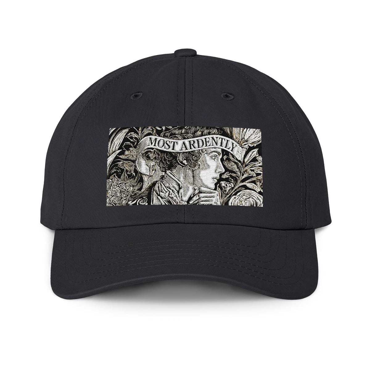Pride & Prejudice's Mr. Darcy on Pemberley Estate — Vintage Jane Austen Inspired Banner Cap