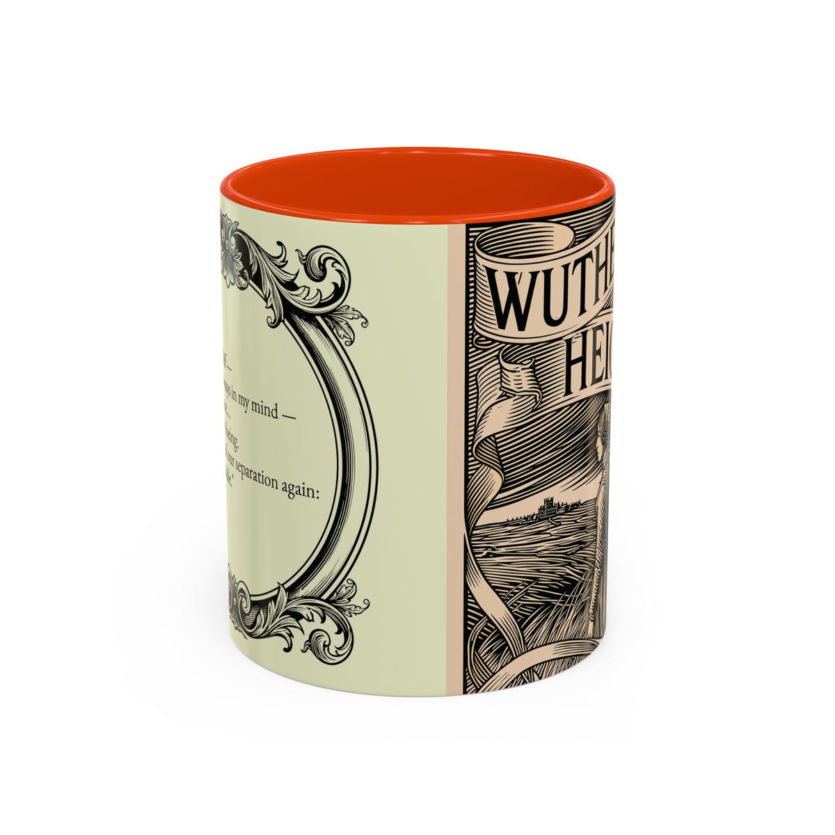 Wuthering Heights Literary Ceramic Mug — Classic Book Cover Coffee Cup (11oz/15oz)
