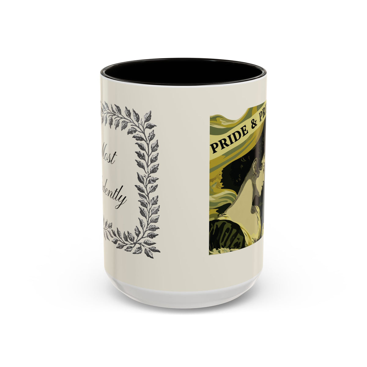 Pride & Prejudice Ceramic Mug – Jane Austen Vintage Romance Coffee Cup