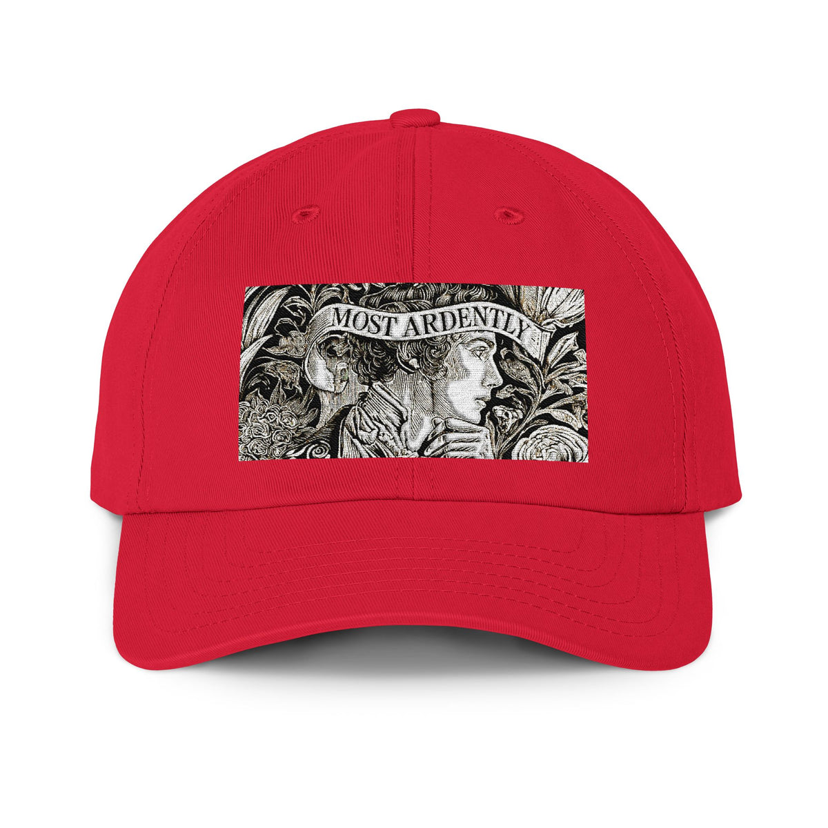 Pride & Prejudice's Mr. Darcy on Pemberley Estate — Vintage Jane Austen Inspired Banner Cap