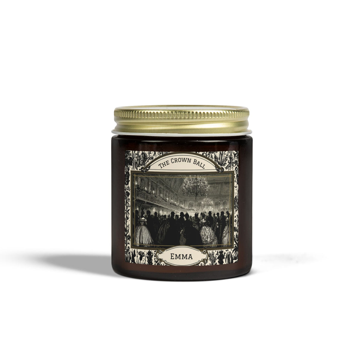 The Crown Ball Vintage Ballroom Illustration Candle | Soy Wax, 4oz & 9oz