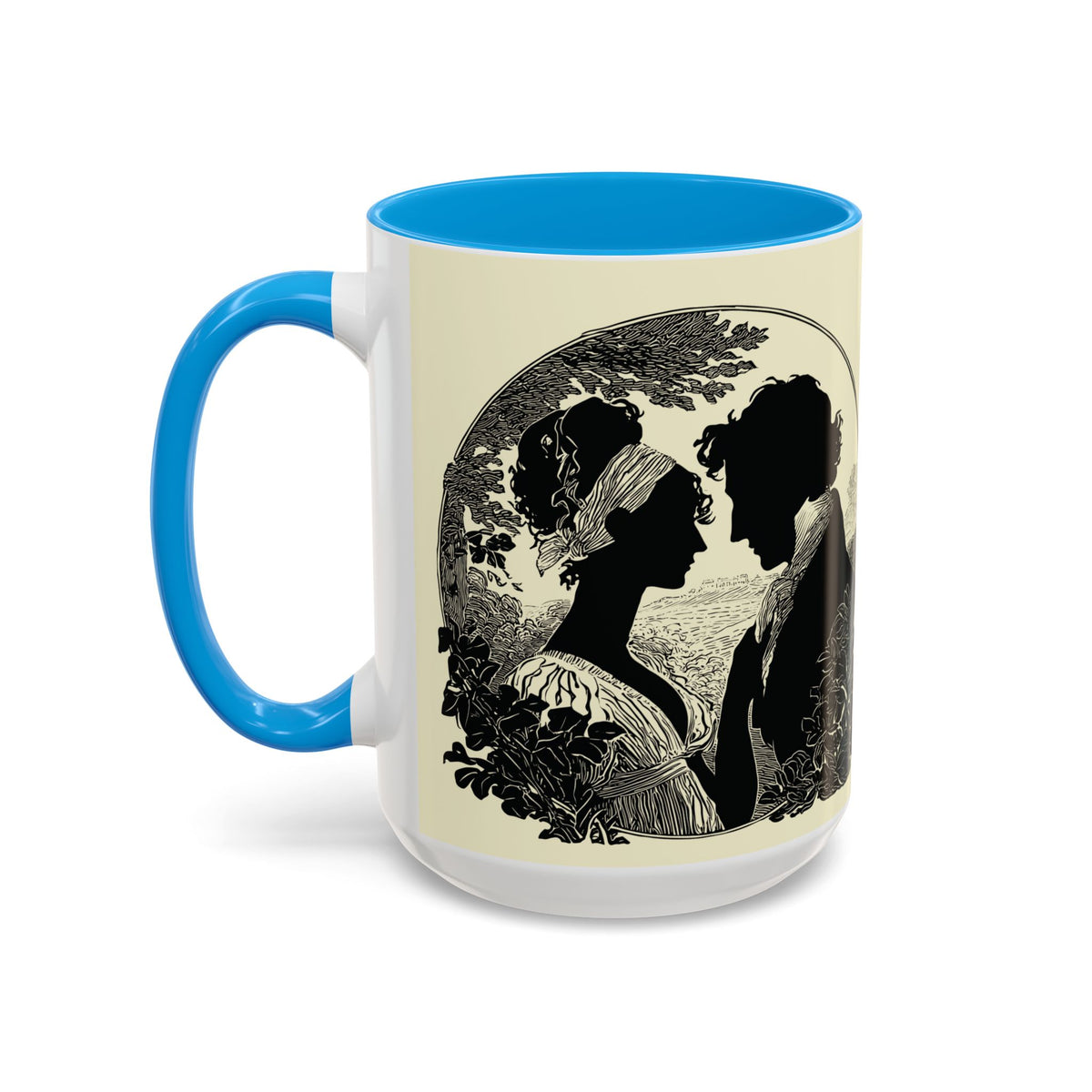 Most Ardently Floral Coffee Mug — Vintage Romantic Quote Mug (11oz & 15oz)