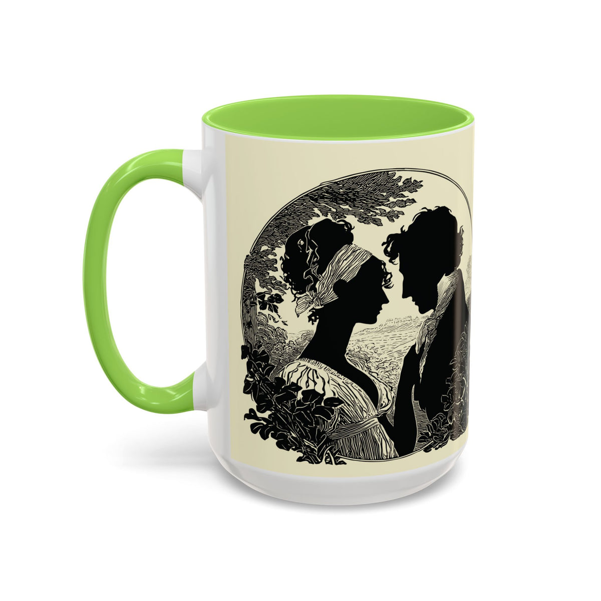 Most Ardently Floral Coffee Mug — Vintage Romantic Quote Mug (11oz & 15oz)