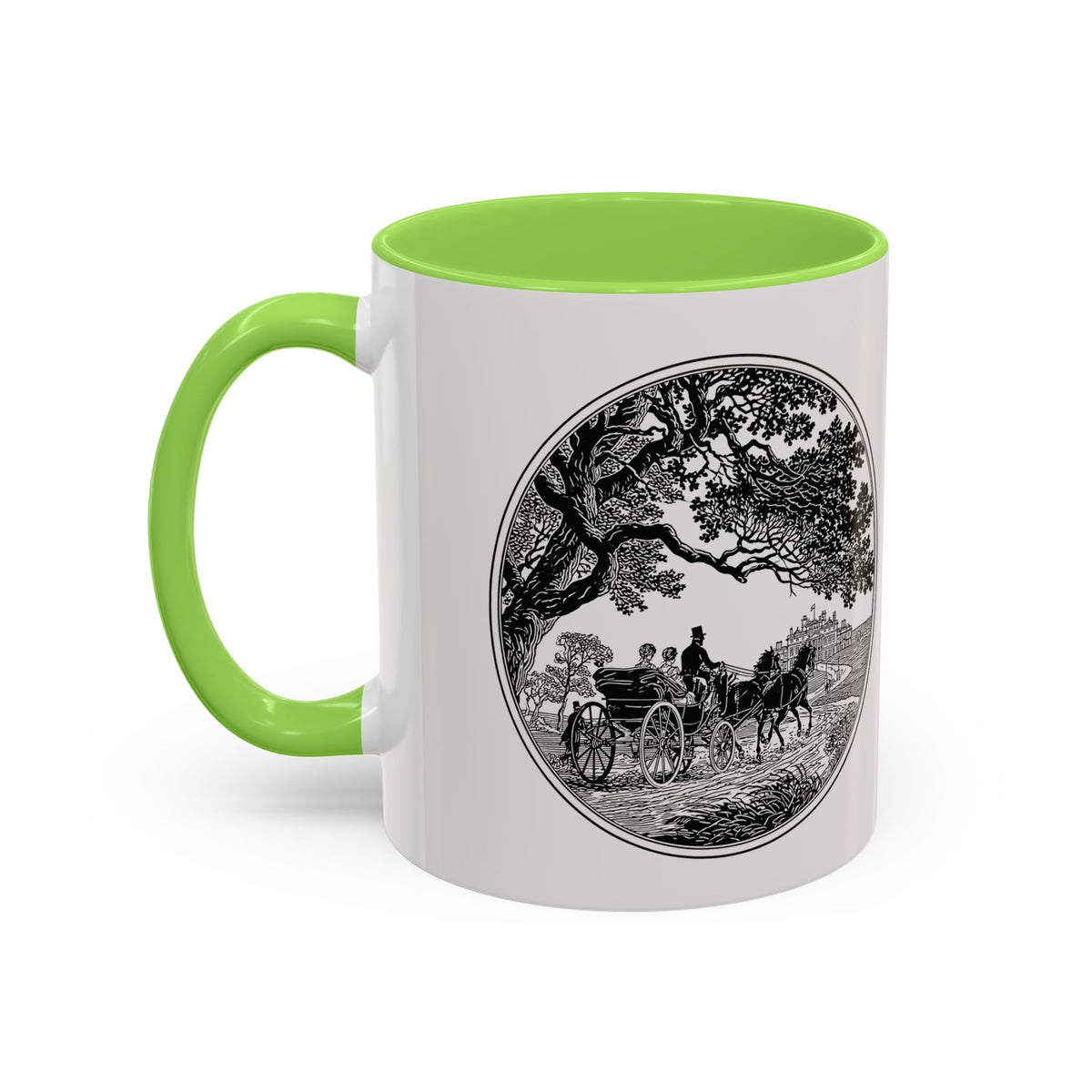 Romantic Vintage Silhouette Mug — "Most Ardently" Tea Coffee Cup (11oz/15oz)