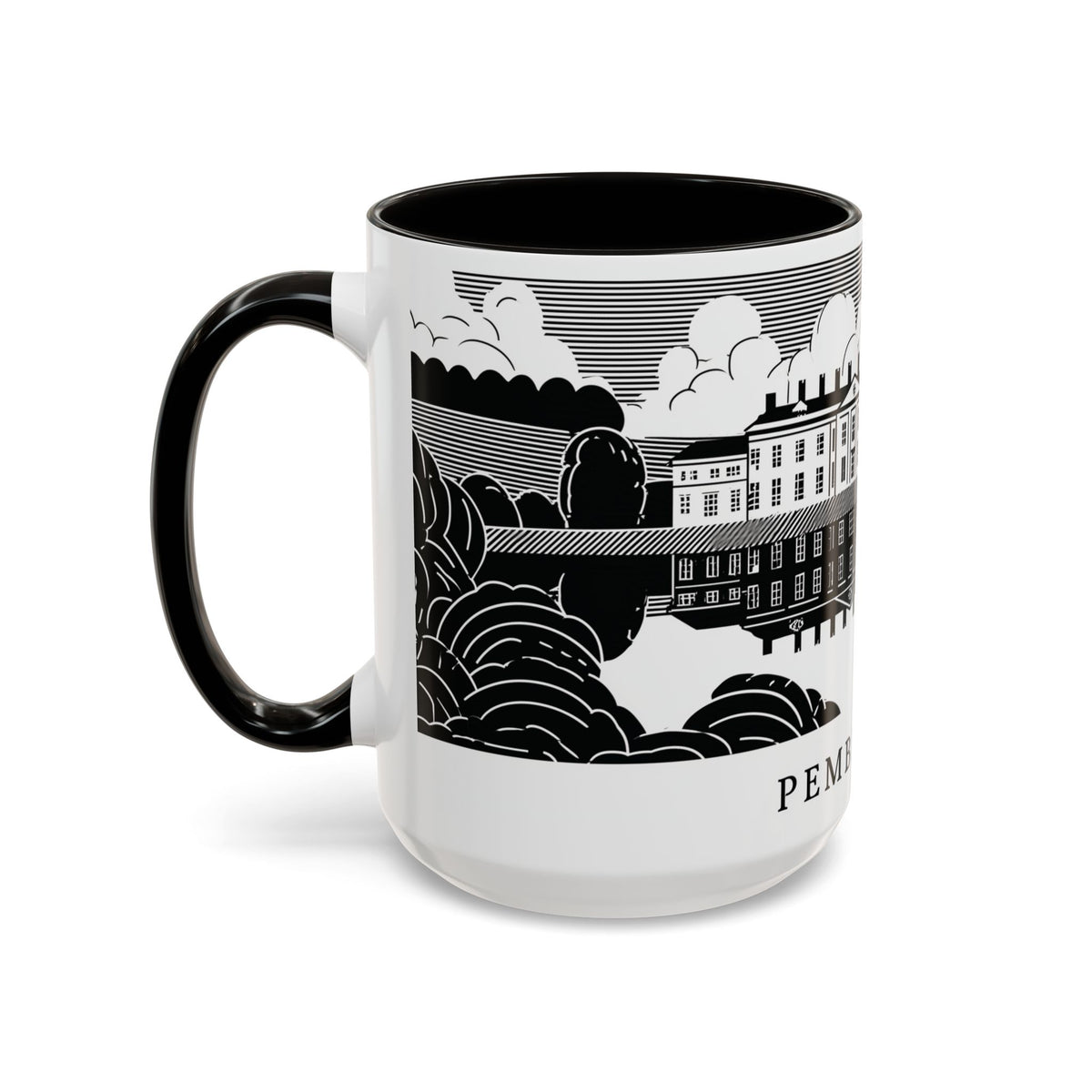 Pemberley Estate Illustration Mug | Ceramic Coffee Cup
