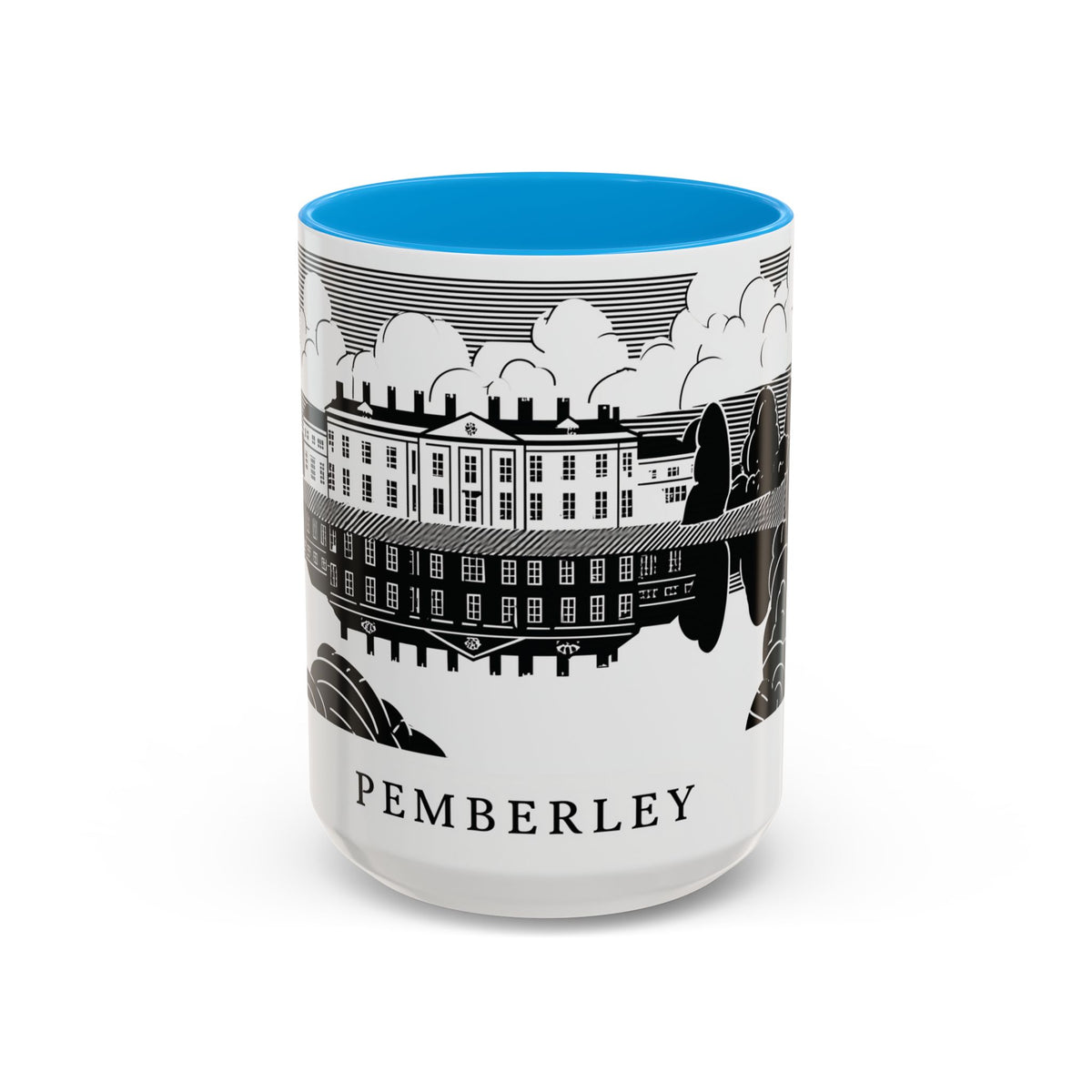 Pemberley Estate Illustration Mug | Ceramic Coffee Cup