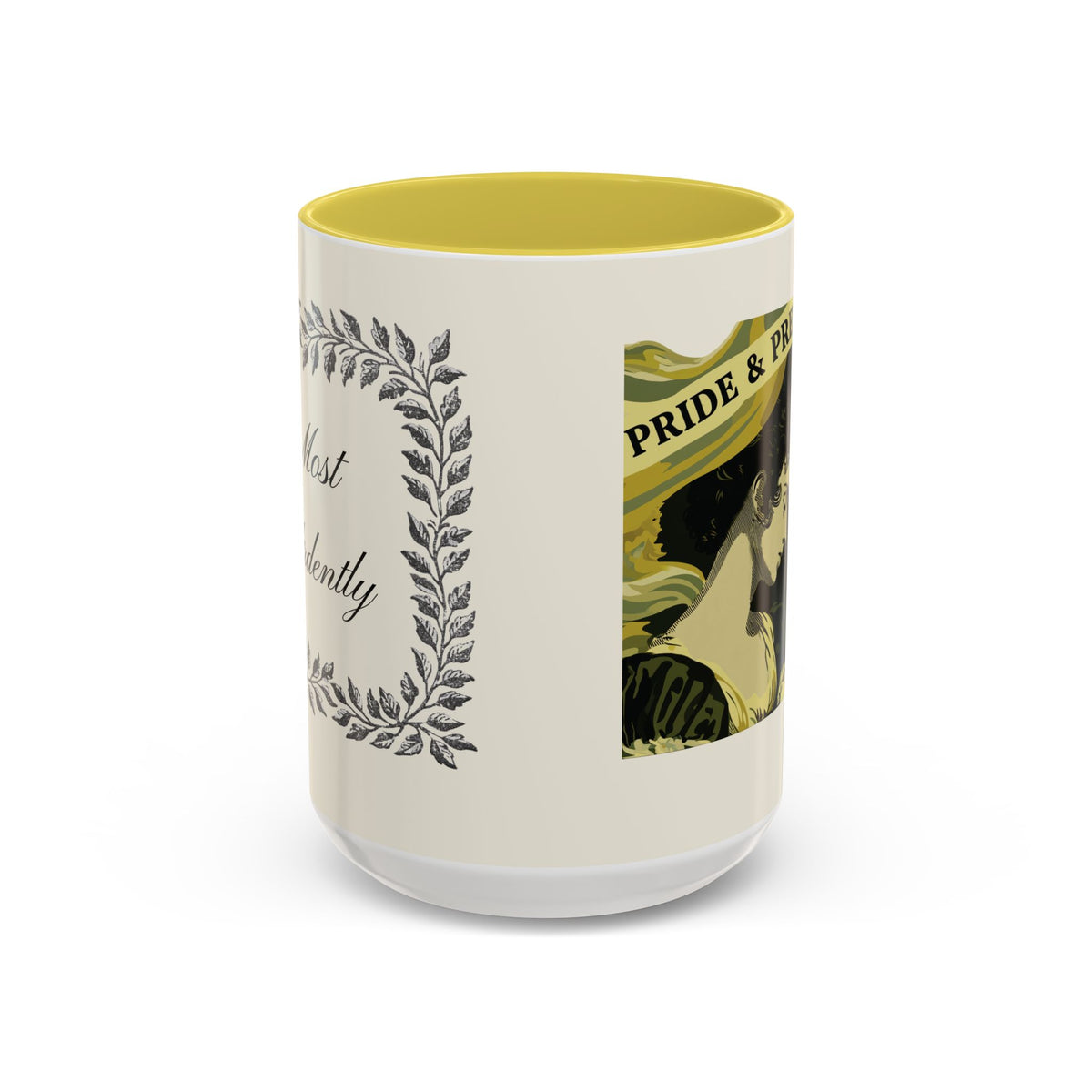 Pride & Prejudice Ceramic Mug – Jane Austen Vintage Romance Coffee Cup
