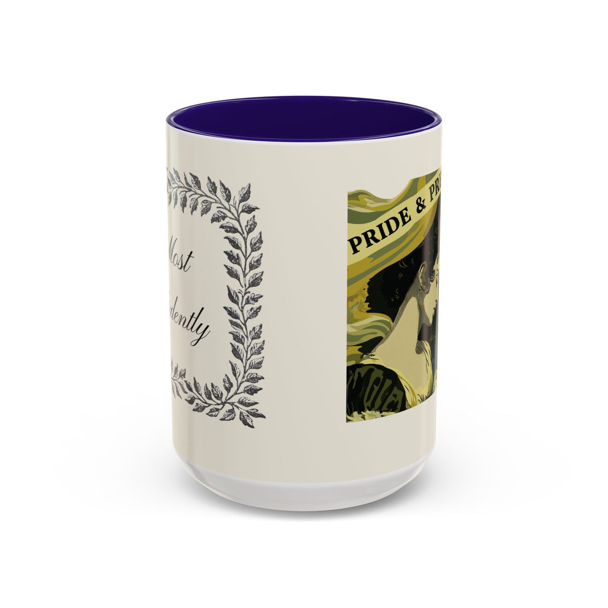 Pride & Prejudice Ceramic Mug – Jane Austen Vintage Romance Coffee Cup