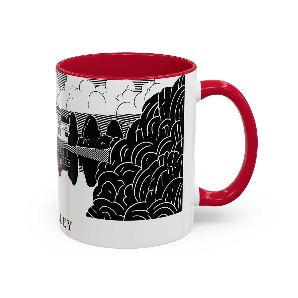 Pemberley Estate Illustration Mug | Ceramic Coffee Cup