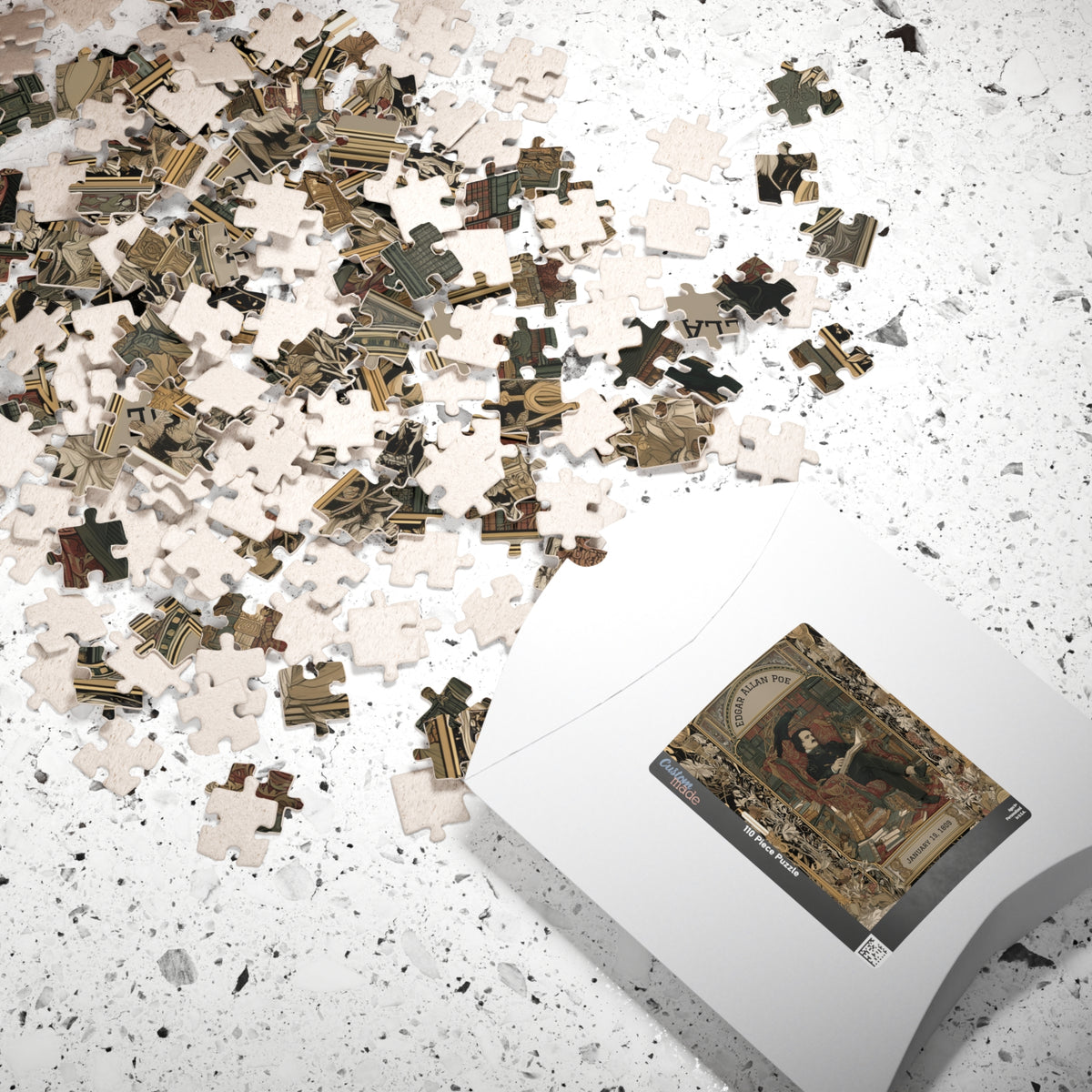 Edgar Allan Poe's Raven Holding Court - Nevermore Puzzle