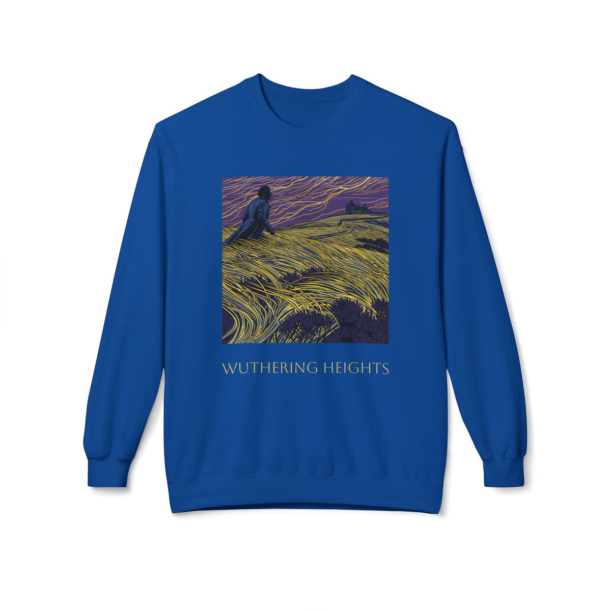 Wuthering Heights Literary Sweatshirt — 'Heathcliff... still on my tinder profile' Gothic Novel Crewneck
