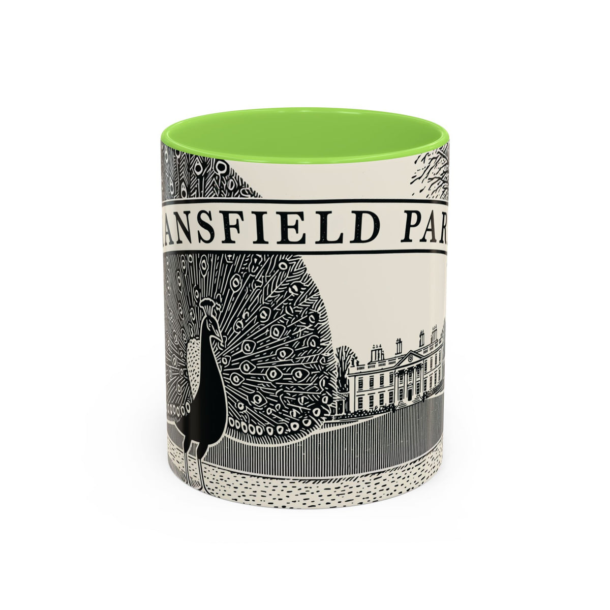 Mansfield Park illustration Mug | Peacock & Estate ceramic mug