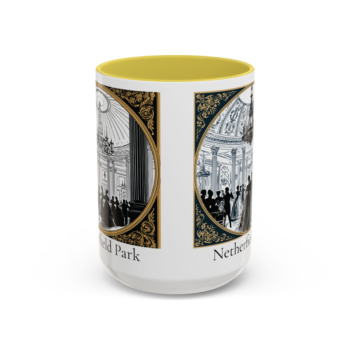 Netherfield Park Ballroom Scene Mug | 11oz 15oz Color Accent