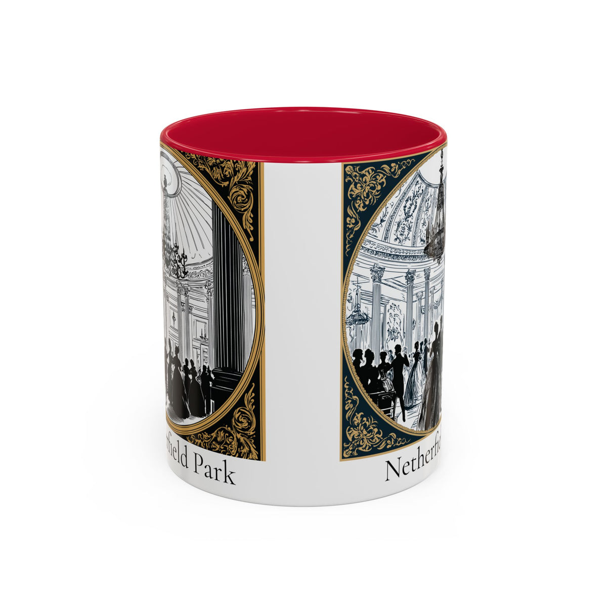 Netherfield Park Ballroom Scene Mug | 11oz 15oz Color Accent