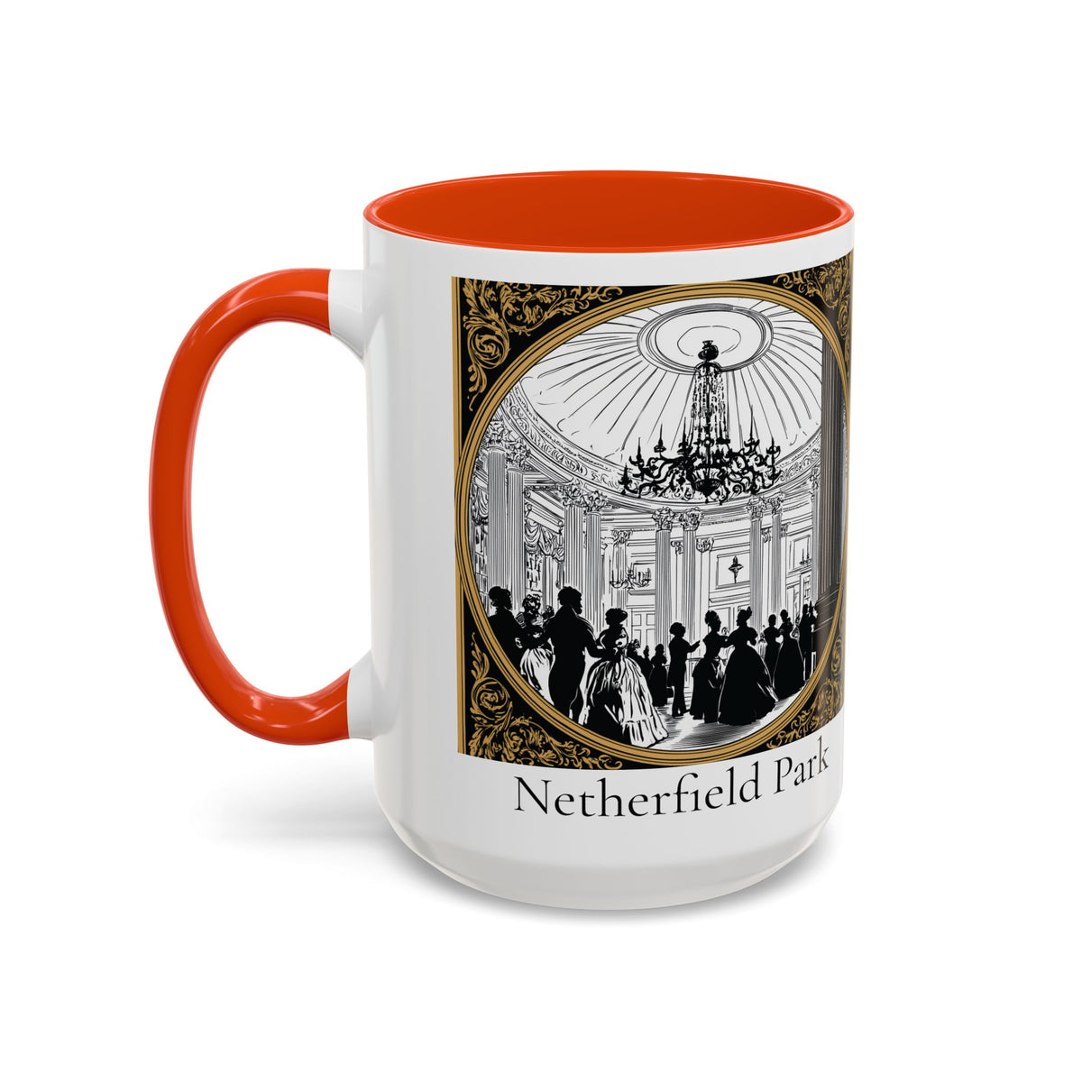 Netherfield Park Ballroom Scene Mug | 11oz 15oz Color Accent