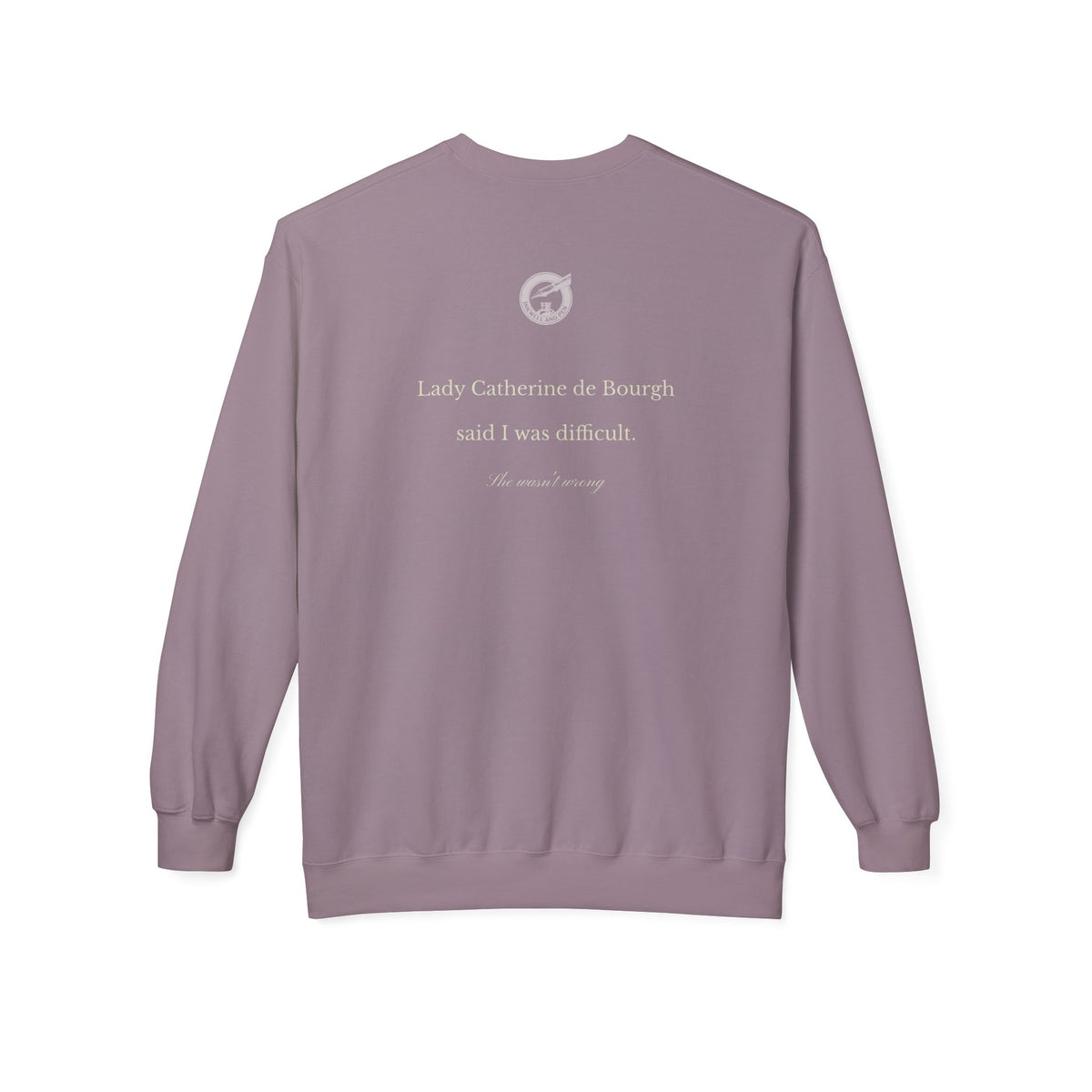 Headstrong Girl Sweatshirt — "Obstinate, Headstrong Girl" Vintage Banner Crewneck