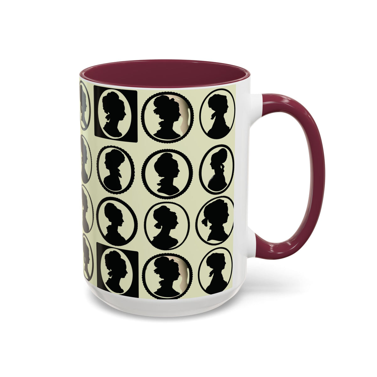 Mansfield Park Peacock Illustration Mug | Vintage Etching Wraparound