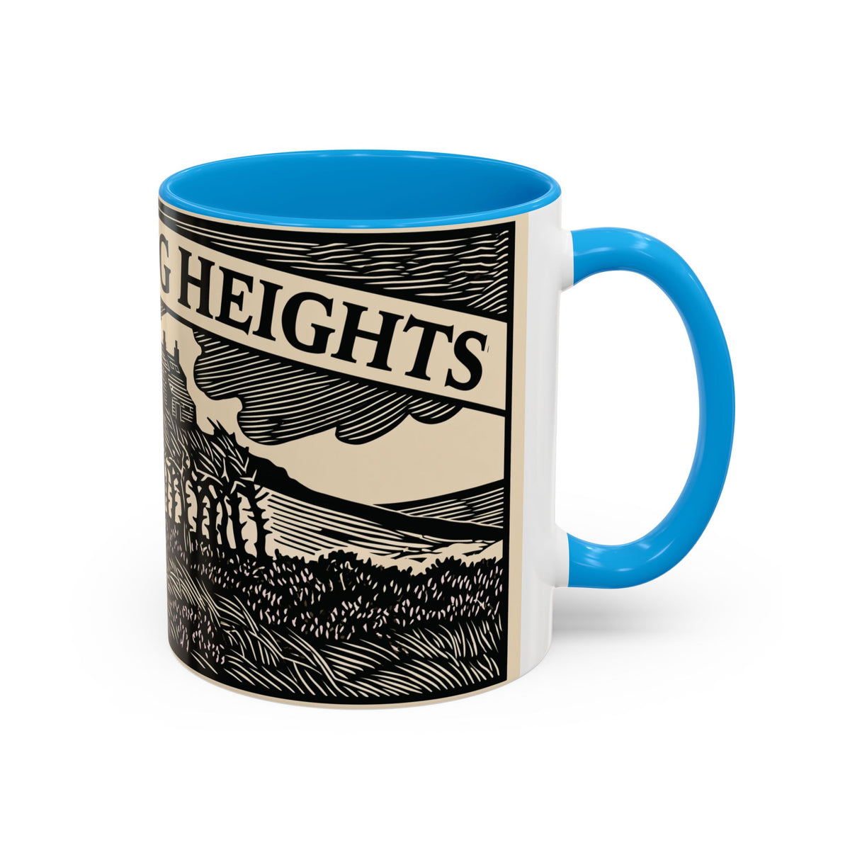 Wuthering Heights Coffee Mug | Emily Brontë Literary Design Mug