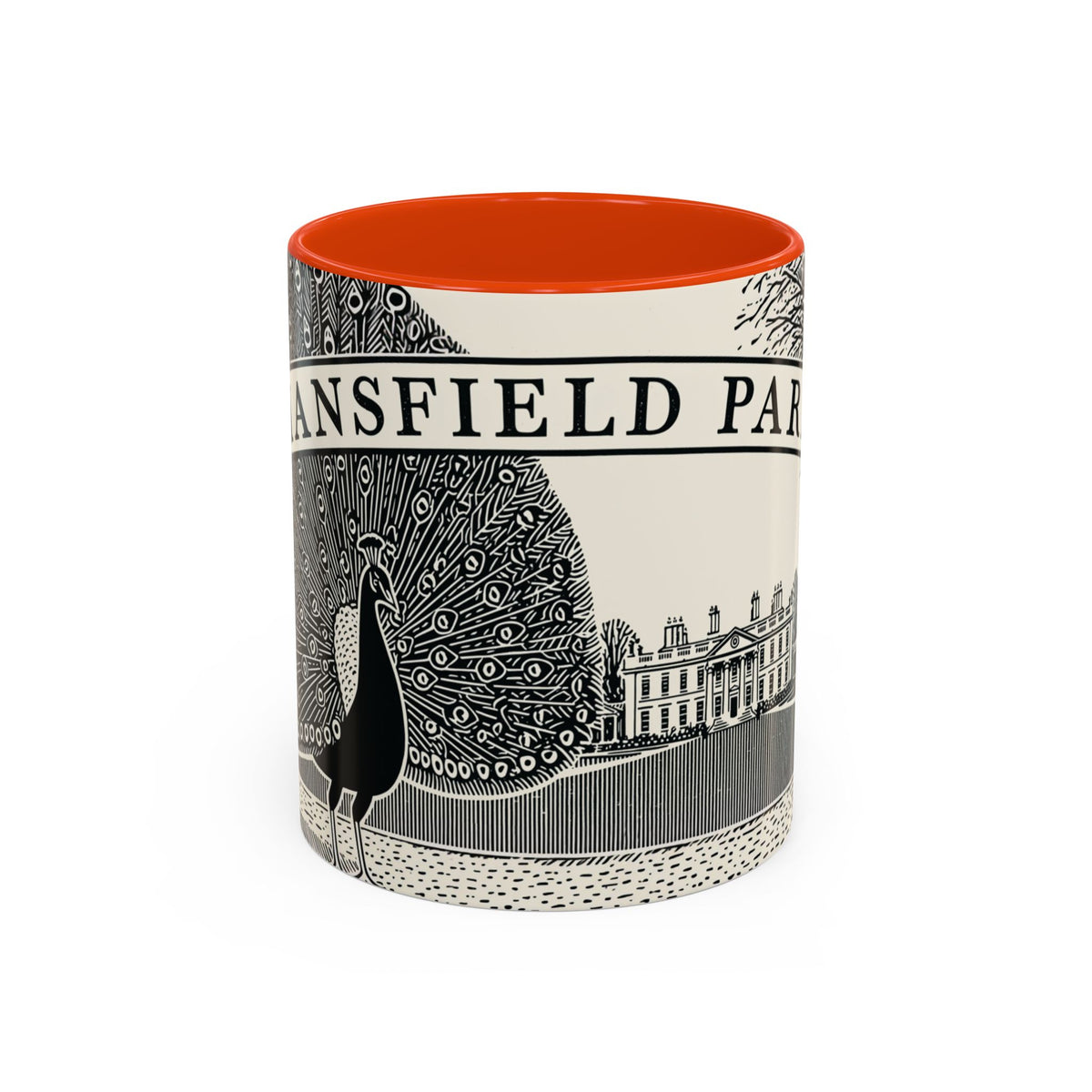 Mansfield Park illustration Mug | Peacock & Estate ceramic mug