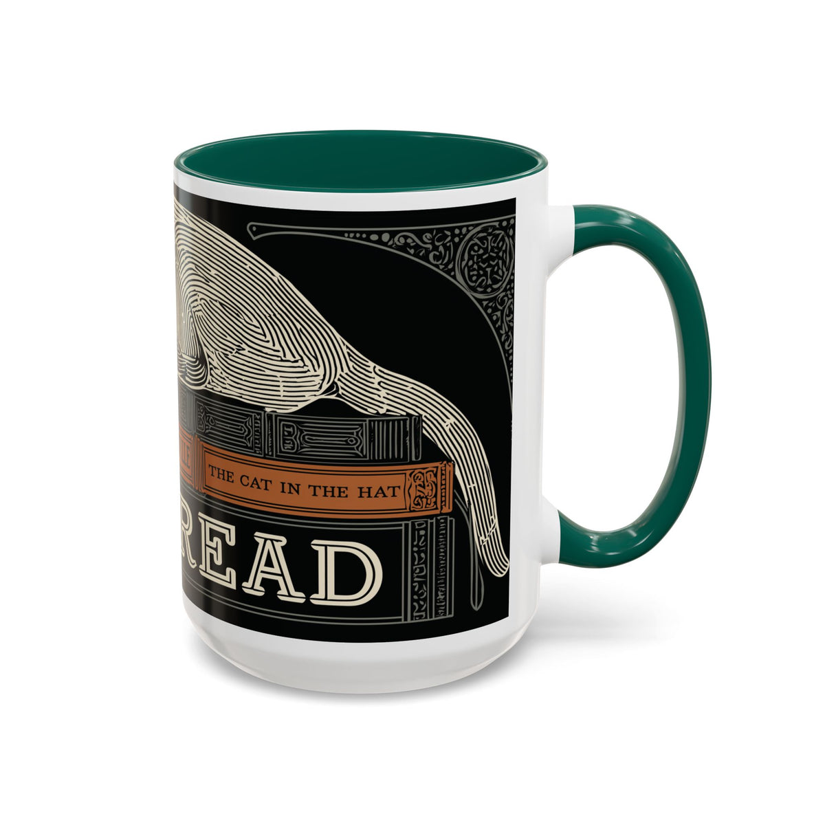 Bookstore Cat-Well Read Cat Mug | Literary Cat Stack Mug