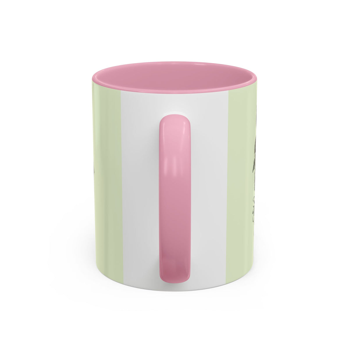 Most Ardently script banner floral Mug | Pink 11 or 15 oz.
