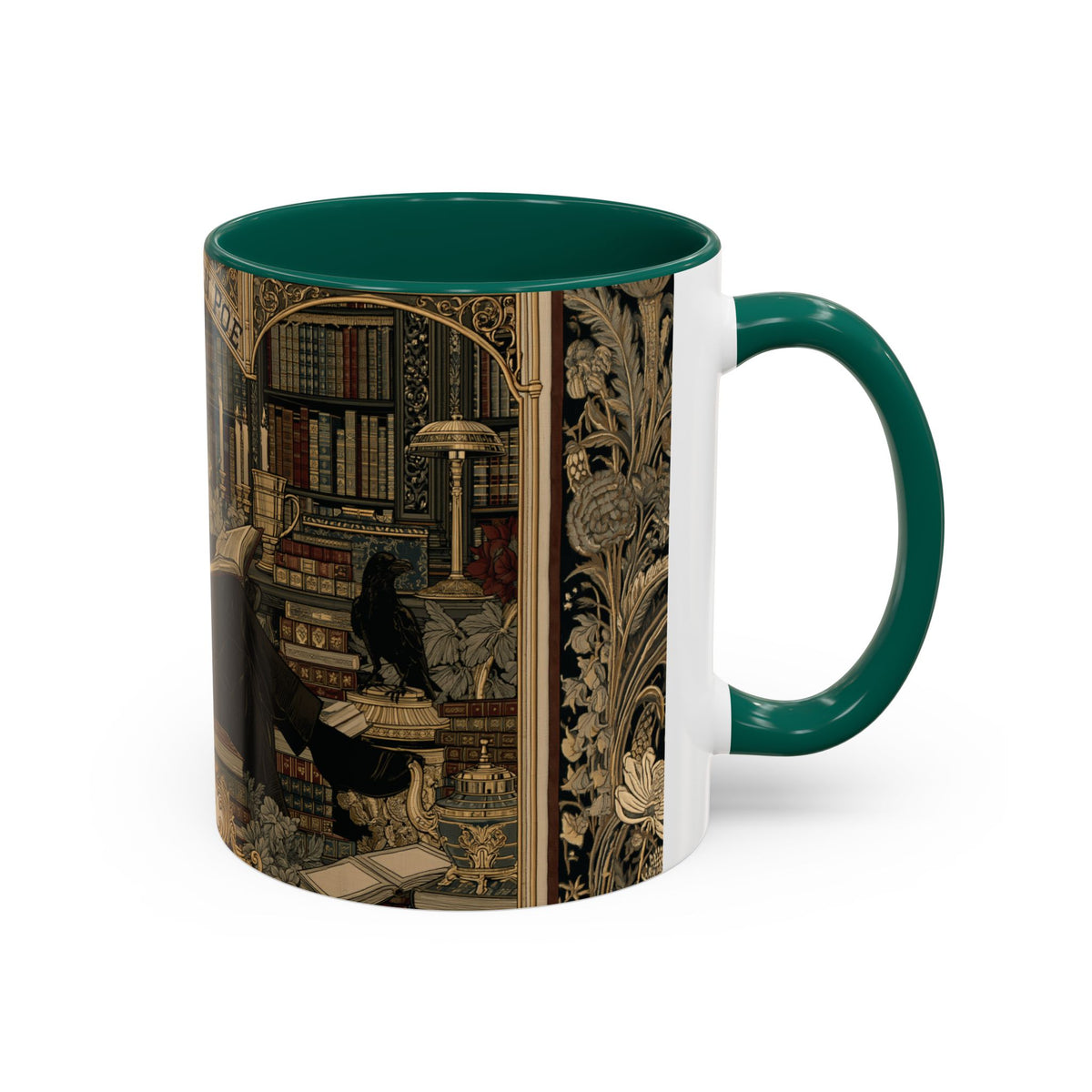 Edgar Allan Poe portrait Mug | Literary Gothic coffee mug