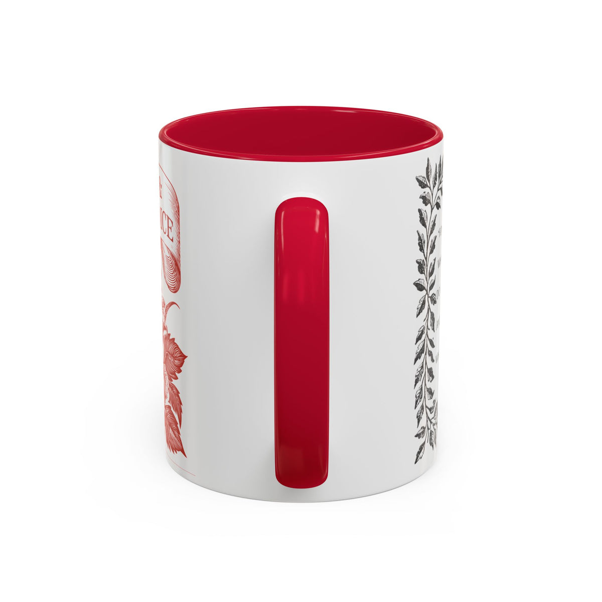 "...follies and nonsense" Elizabeth Bennet Quote  —  Pride & Prejudice Floral Mug (11oz/15oz)