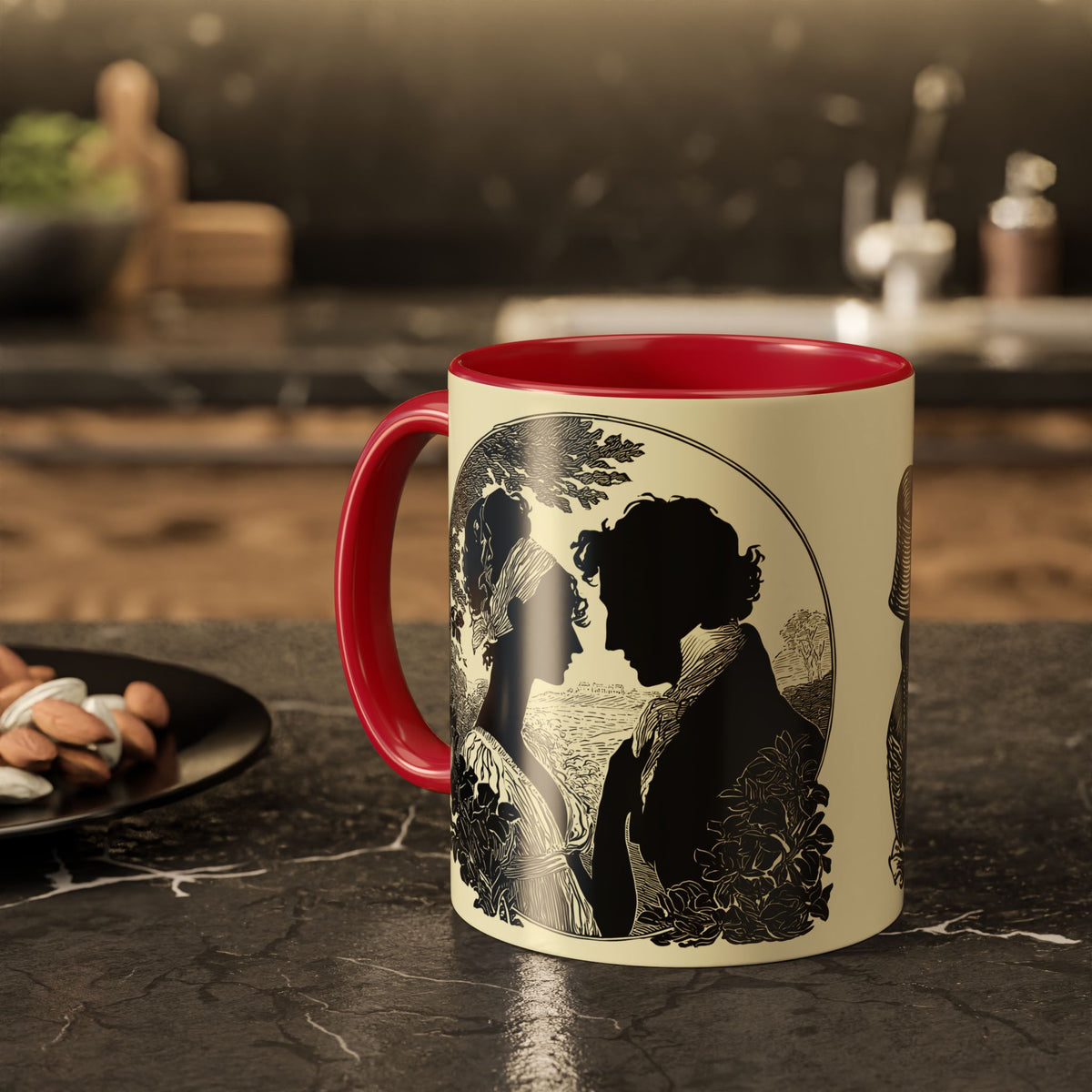 Most Ardently Floral Coffee Mug — Vintage Romantic Quote Mug (11oz & 15oz)