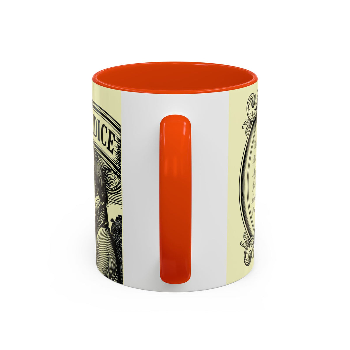 Pride & Prejudice Vintage Illustration Ceramic Mug — Mr. Darcy at Pemberley with Quote (11oz/15oz)