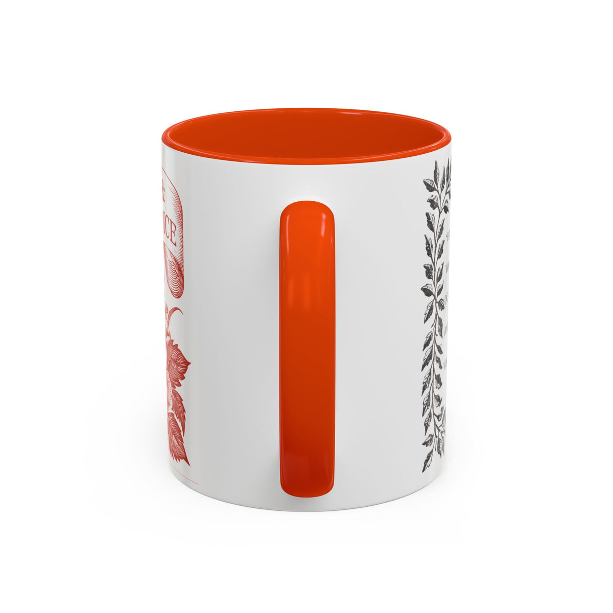 "...follies and nonsense" Elizabeth Bennet Quote  —  Pride & Prejudice Floral Mug (11oz/15oz)