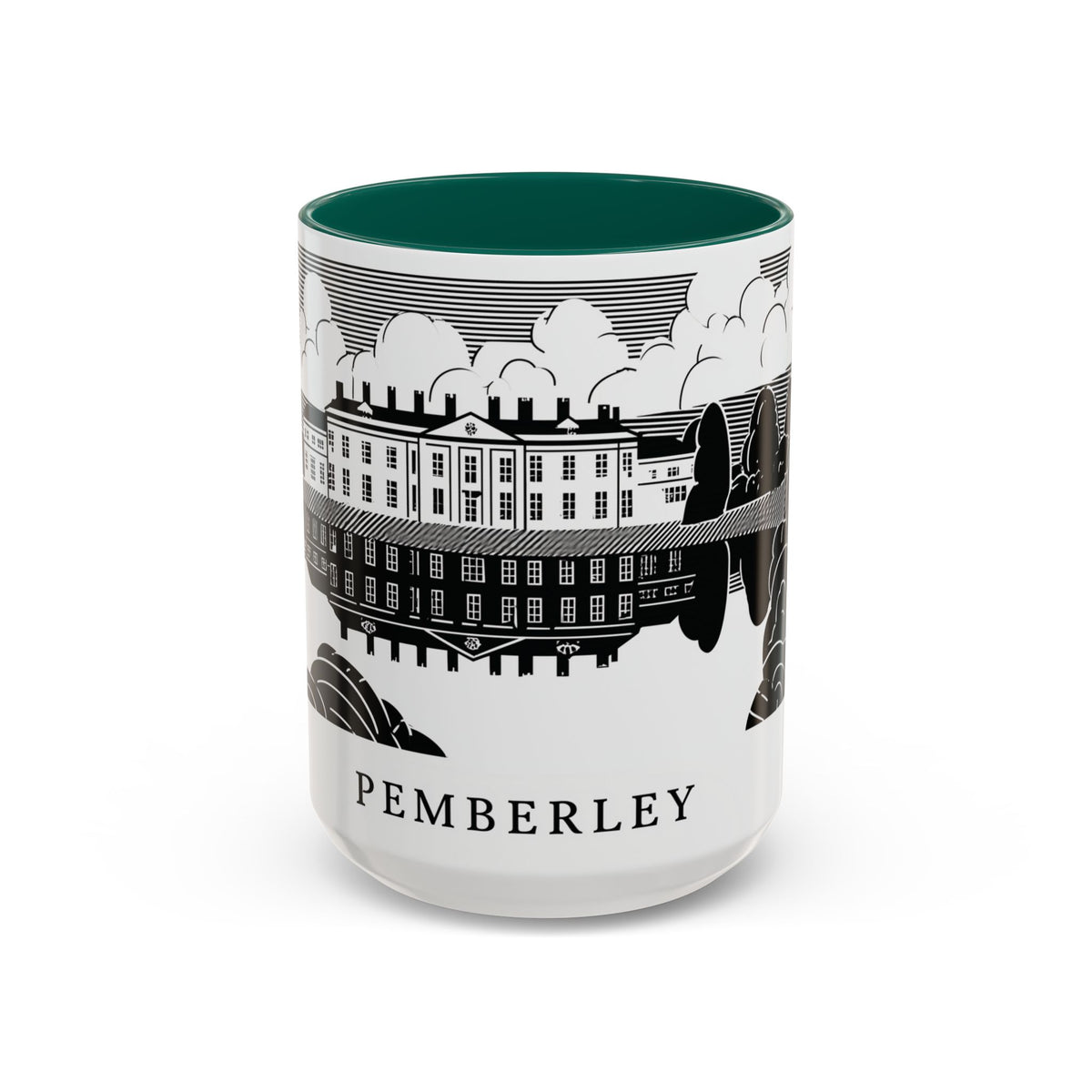 Pemberley Estate Illustration Mug | Ceramic Coffee Cup