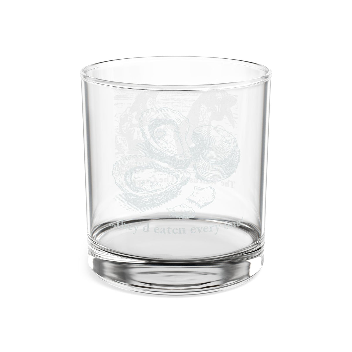 The Walrus & The Carpenter - Whiskey Glass — Through the Looking-Glass Inspired - 10.5 oz Nautical Tumbler