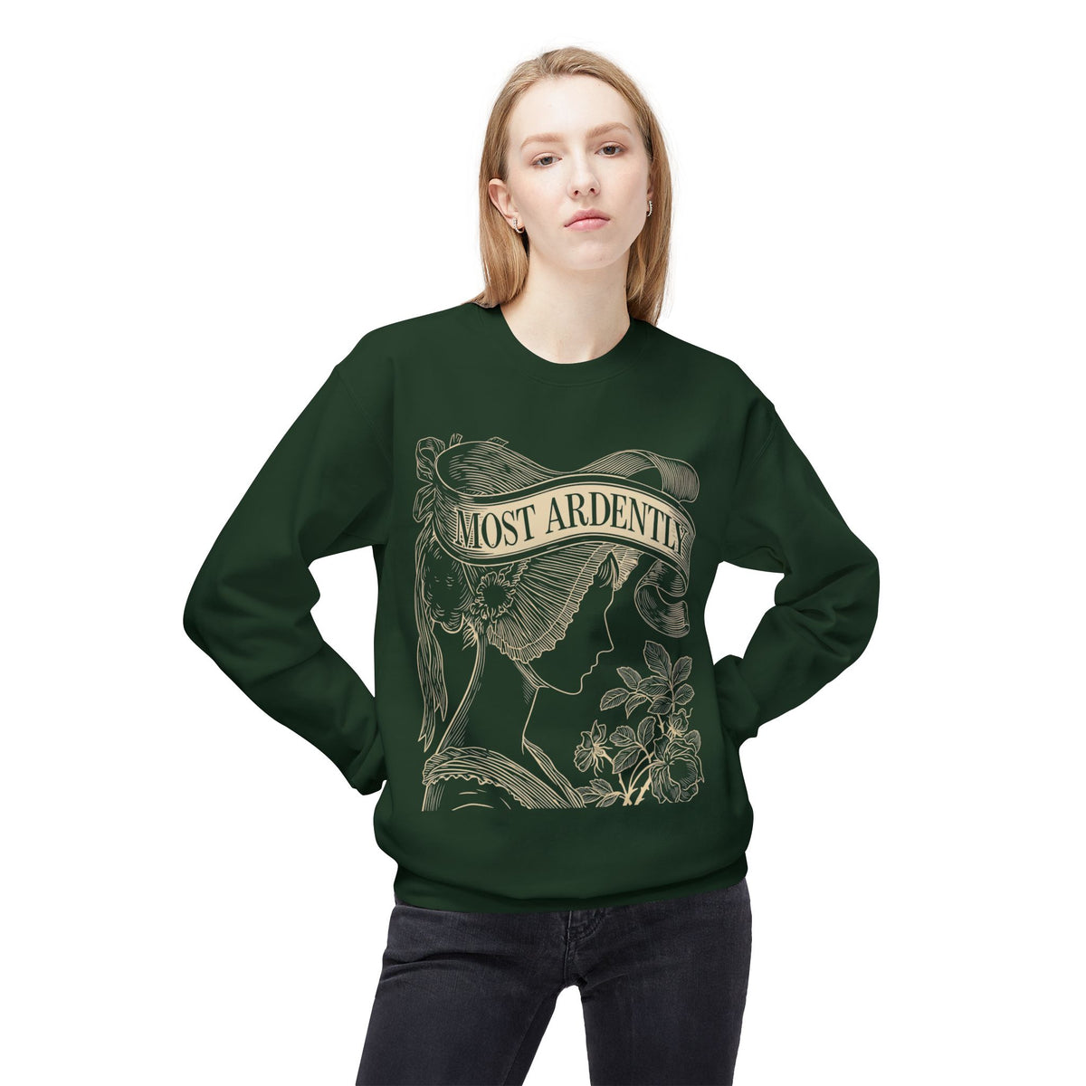 Most Ardently Vintage Floral Crewneck Sweatshirt