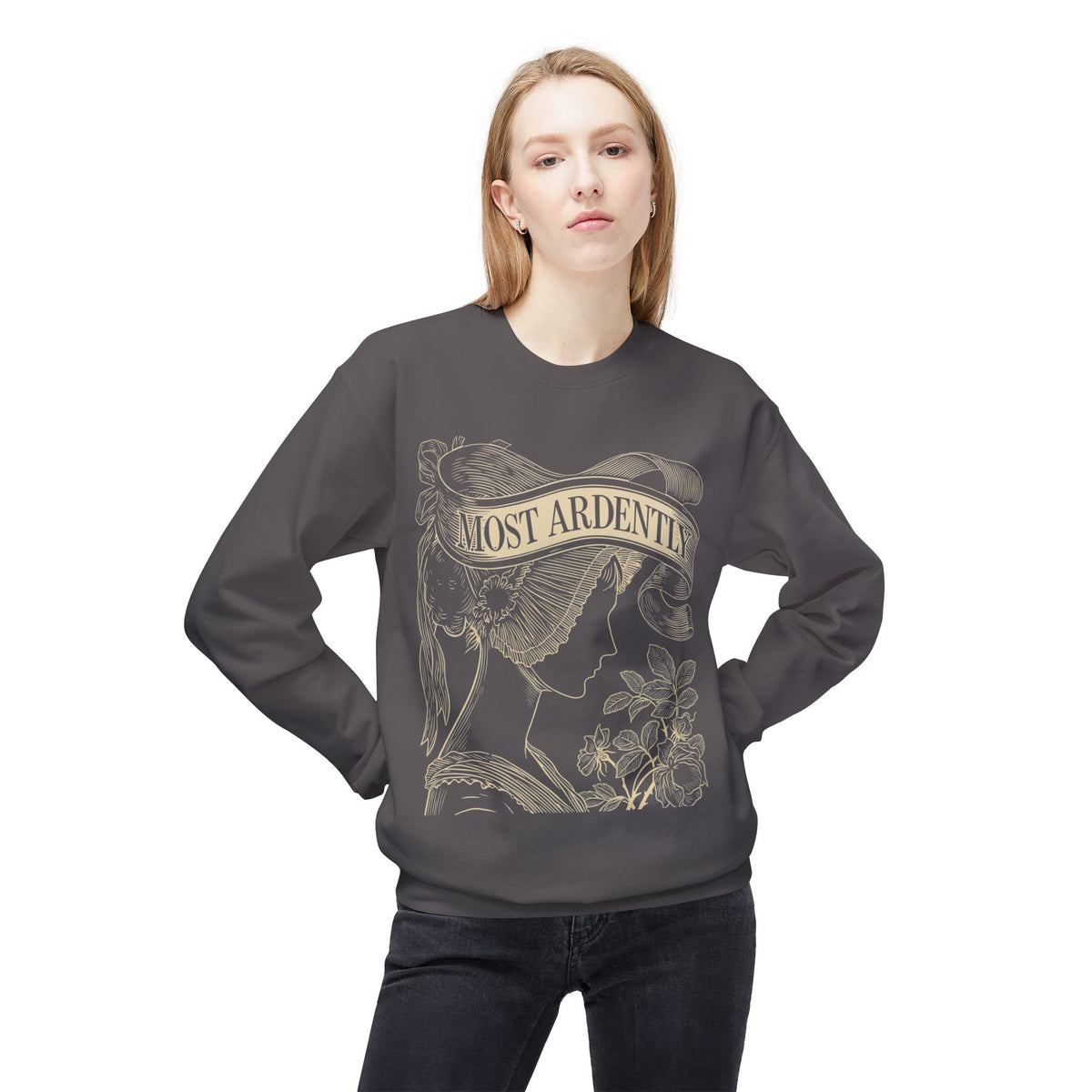 Most Ardently Vintage Floral Crewneck Sweatshirt