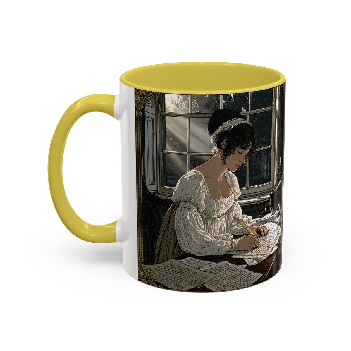 Jane Austen Quote Mug — “Every woman should write...” (11oz & 15oz)