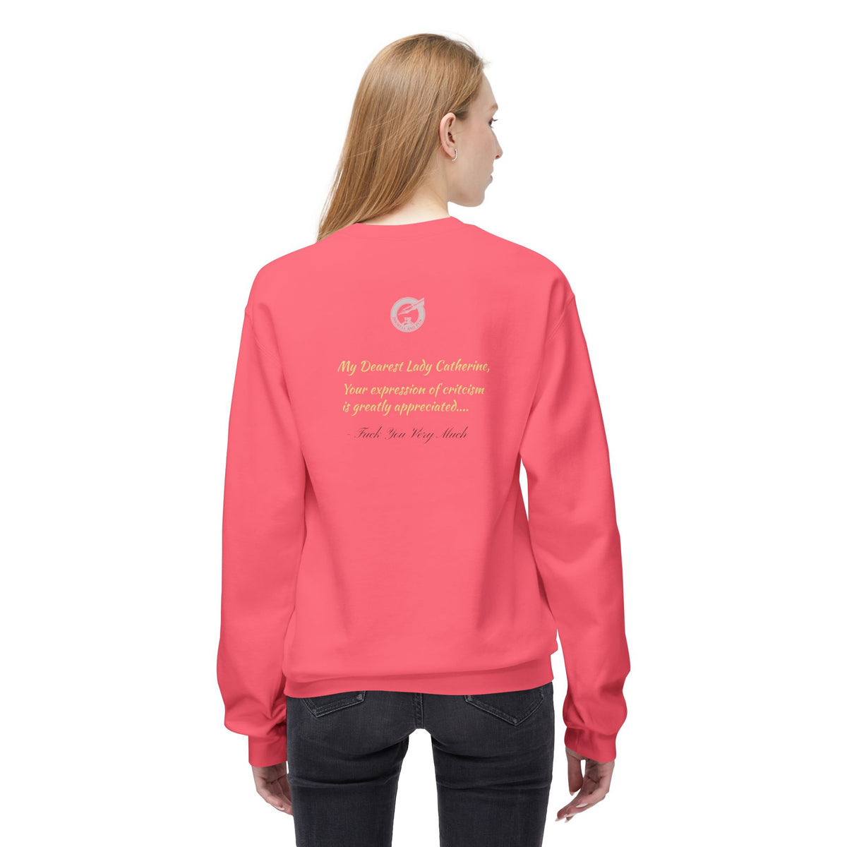 Jane Austen 'Shades of Pemberley' Crewneck Sweatshirt — Elizabeth Bennet Fictionalized Quote