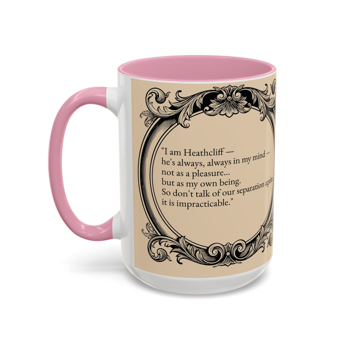 Wuthering Heights Literary Ceramic Mug — Classic Book Cover Coffee Cup (11oz/15oz)