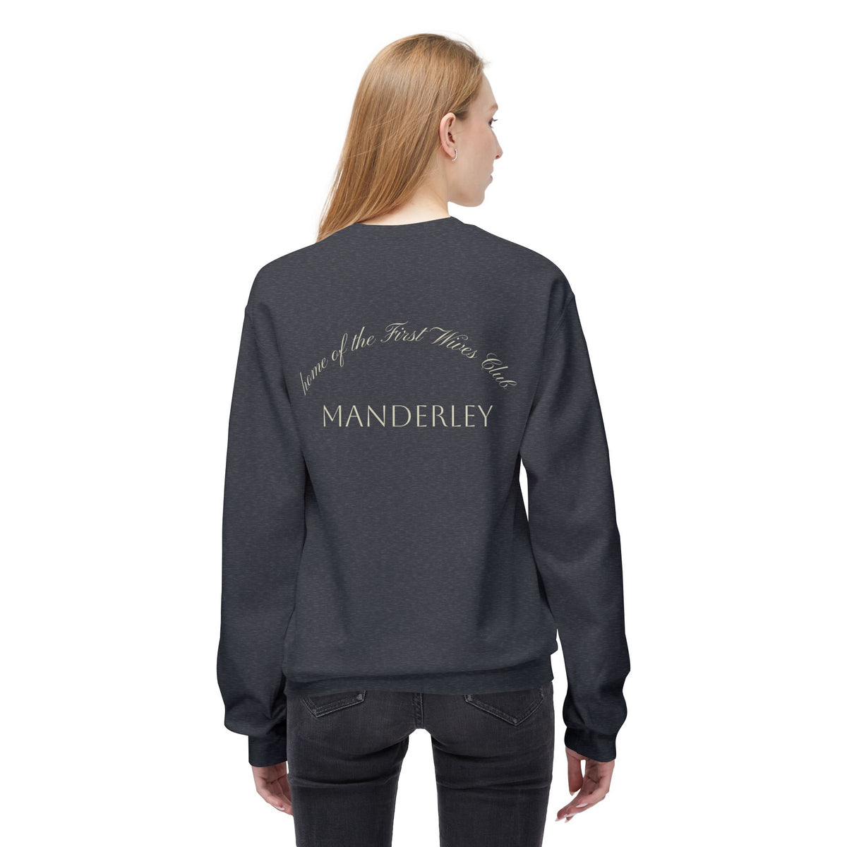 Manderley Vintage Graphic Sweatshirt — Gothic Rose Estate Crewneck