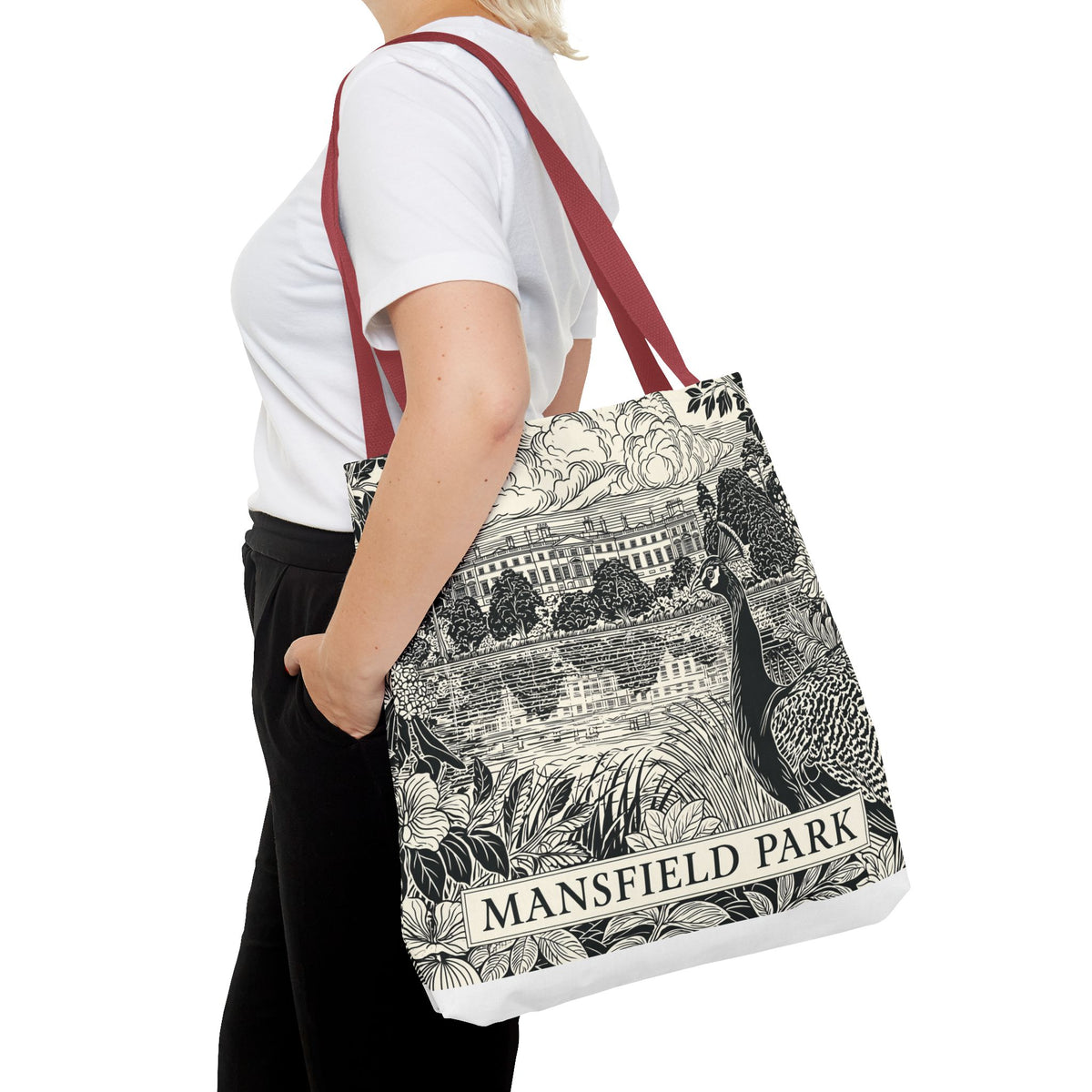 Mansfield Park Vintage Illustration Tote Bag