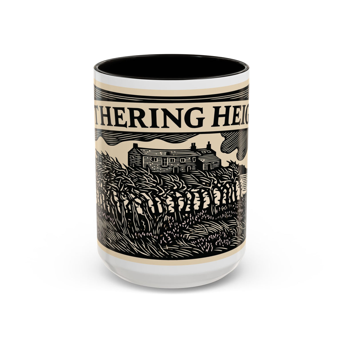 Wuthering Heights Coffee Mug | Emily Brontë Literary Design Mug
