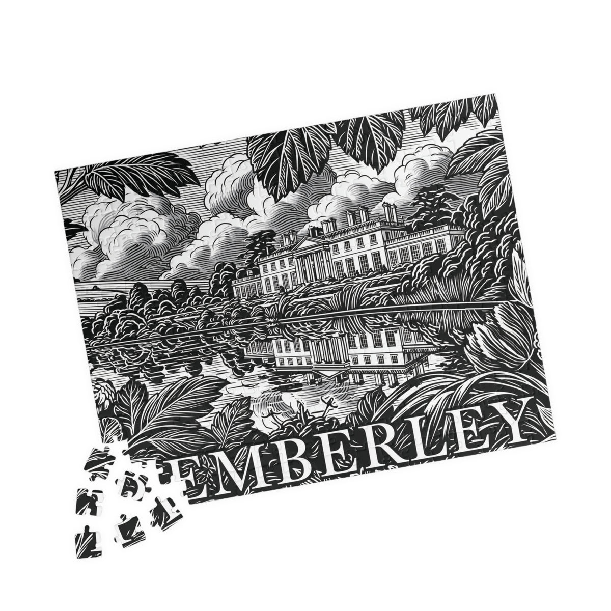 Pemberley Estate Illustration Puzzle | Landscape Jigsaw 110–1014 pieces