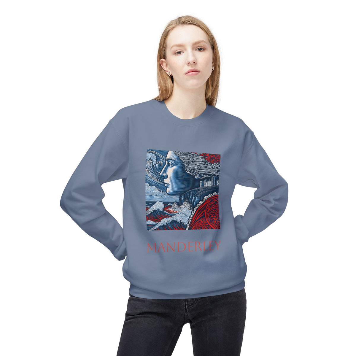 Manderley Crewneck Sweatshirt — "I feel her everywhere, you do too, don't you?"