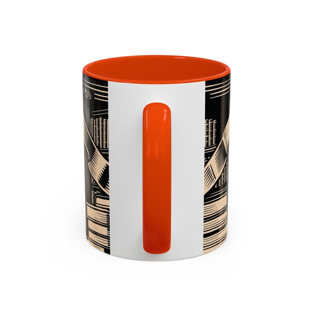 x Nevermore Raven woodcut illustration Mug | Edgar Allan Poe inspired