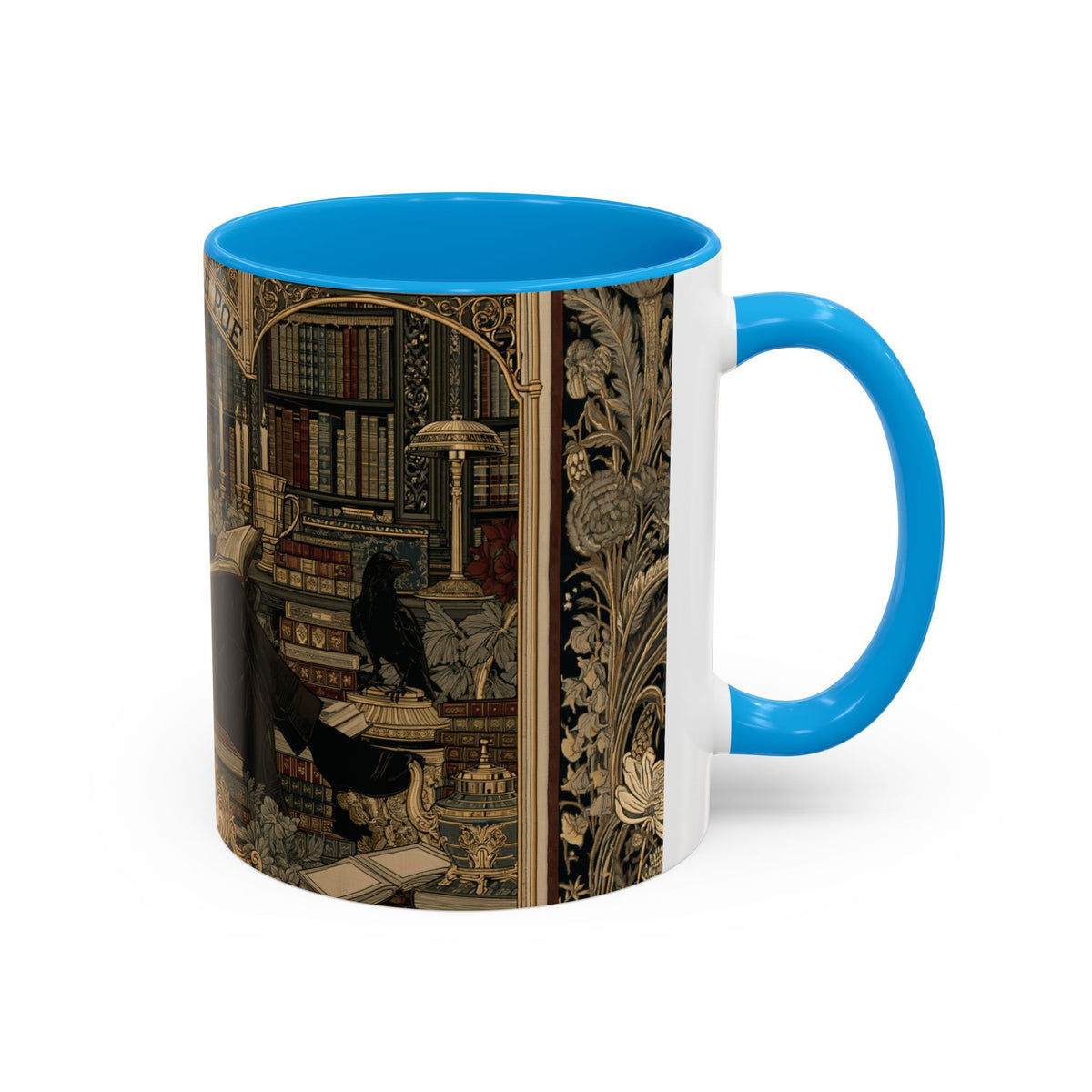 Edgar Allan Poe portrait Mug | Literary Gothic coffee mug