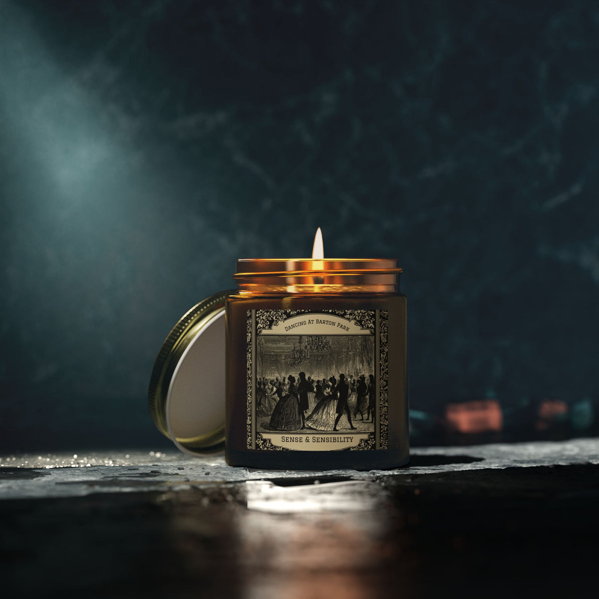 Soy Wax Candle — 'Sense & Sensibility' Vintage Jar (4oz & 9oz)