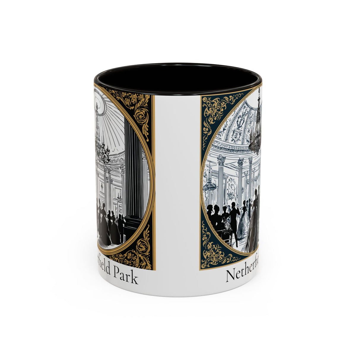 Netherfield Park Ballroom Scene Mug | 11oz 15oz Color Accent