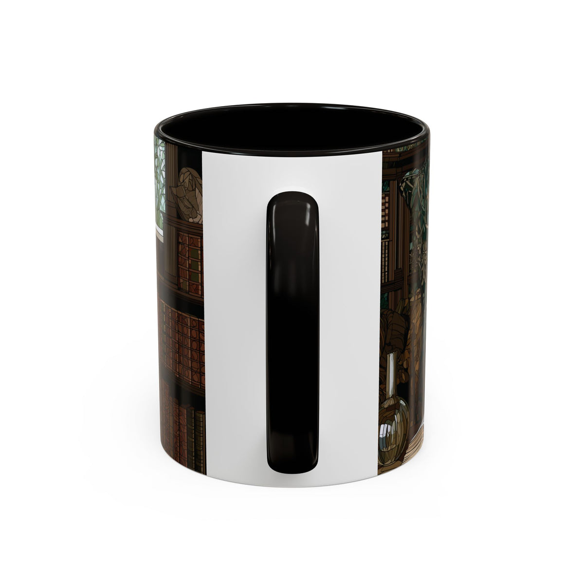 Cozy Reading Nook Cat Mug | Ceramic Coffee Cup 11oz 15oz