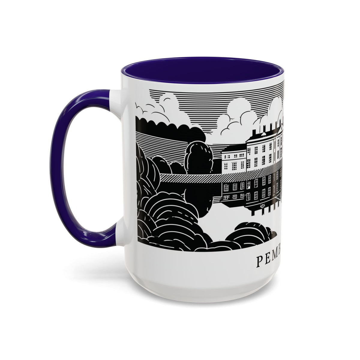 Pemberley Estate Illustration Mug | Ceramic Coffee Cup